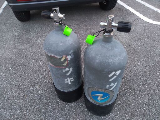 1つSCUBAPRO 10L スキューバダイビングタンク スチール100亜鉛