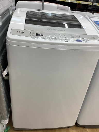 取りに来れる方限定！AQUAの全自動洗濯機です！ 安心の6カ月動作保証付！