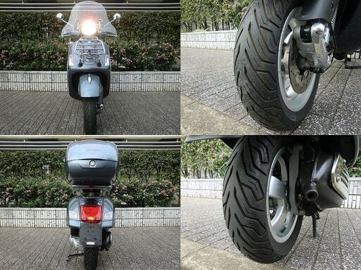 ★希少サイドスリット！ベスパGTS250IE最終型『走行359km』大型スクリーン トップケース★東京/大田区【下取OK】