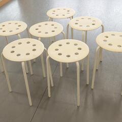 【ネット決済】IKEA 丸椅子7脚