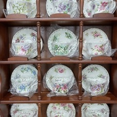 ロイヤルアルバート フラワーオブザマンス カップ＆ソーサー 全１２種 コンプリートセット