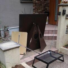 キャンプ用 薪ストーブ・幕よけセット