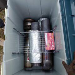 キャンプ用 薪ストーブ・幕よけセット