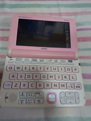 カシオ 電子辞書 EX-K4900pk ピンク×ホワイト 180コンテンツ 高校生モデル