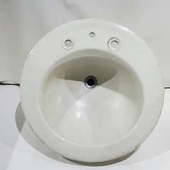 INAX 陶器 手洗いボウル 丸型 洗面台 洗面ボウル 直径48㎝