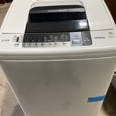 HITACHI 日立 全自動洗濯機　7kg NW-7WY 2016年製 日立 中古 SGB-NW7WY 洗濯機 7.0kg HITACHI NW-7WY シャワー浸透