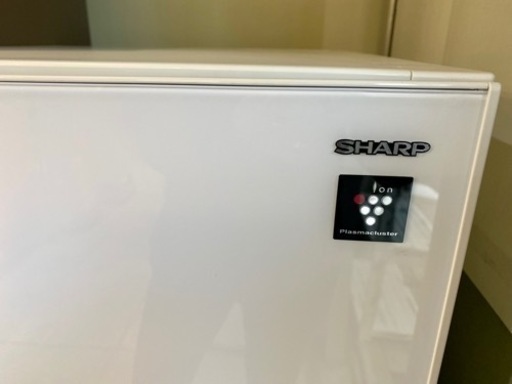 SHARP 2ドア 2016 冷蔵庫 プラズマクラスター クリアホワイト sj-gd14c