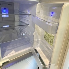 SHARP 2ドア 2016 冷蔵庫 プラズマクラスター クリアホワイト sj-gd14c