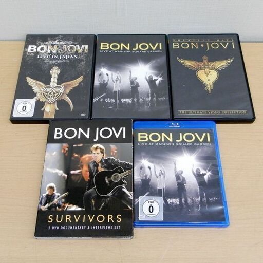 DVD BD BON JOVI ボンジョビ 5枚セット 輸入盤 札幌 西野