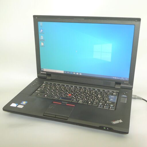即使用可能 ノートパソコン 中古動作良品 15.6型 ワイド液晶 Lenovo レノボ ThinkPad SL510 Celeron 4GB DVDマルチ Windows10 Office