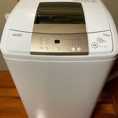ハイアール　2018年製　洗濯機　7kg