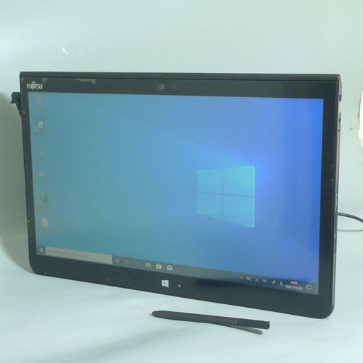 日本製 タブレット 高速SSD Win10 中古美品 13.3型 FUJITSU 富士通 Q775/K 第5世代Core i5 4GB 無線 Wi-Fi Bluetooth カメラ Office