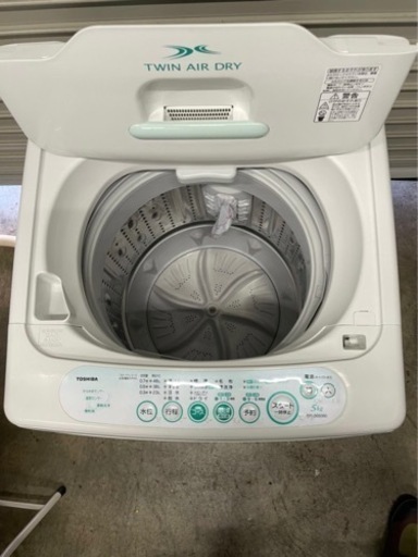 968　★分解清掃済み★　TOSHIBA　2011年　5kg 洗濯機　AW-305