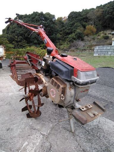 イモ掘り機付きヤンマーディーゼルテーラー! セル付き実働 イモ掘り機付きヤンマーディーゼルテーラー! セル付き実働