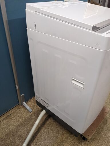 美品 東芝 全自動洗濯機 AW-10M7 2019年 ピュアホワイト 洗濯・脱水