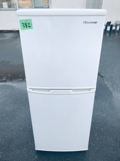 382番 Hisense✨2ドア冷凍冷蔵庫✨HR-B106JW‼️