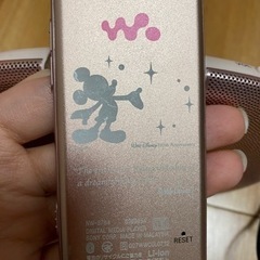 SONY 【限定モデル】ディズニー誕生110周年特別販売品 ウォークマン スピーカー付き ピンク