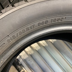 アイスガード スタッドレス4本セット❗️ 215.55-17 バリ目❗️