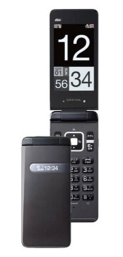 新品セット★携帯電話 : au : GRATINA KYY06SKA : BLACK／京セラ : KYOCERA : グラティーナ