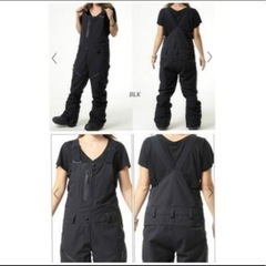 美品【VOLCOM】ビブパンツ　スノボウエア　S