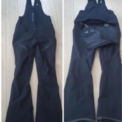 美品【VOLCOM】ビブパンツ　スノボウエア　S