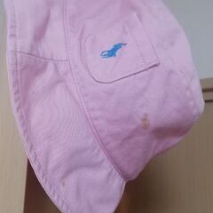 【値下げ】ラルフローレン　帽子　54センチ　ピンク