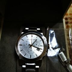 時計メンズ　BURBERRY　クロノグラフ　