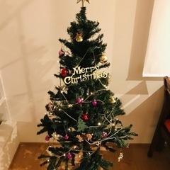 クリスマスツリー　高さ150cm 電飾付き