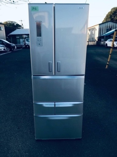 ②‼️501L‼️166番 TOSHIBA✨東芝ノンフロン冷凍冷蔵庫✨GR-E50FX‼️の画像