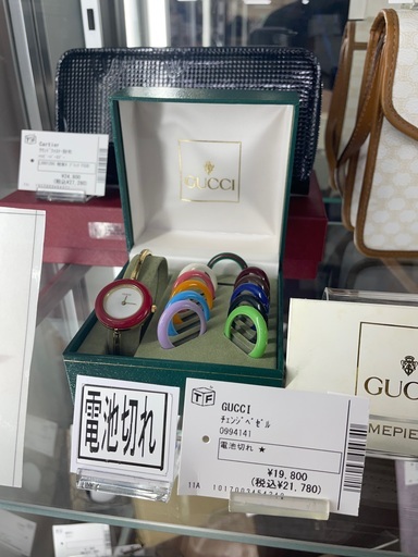 GUCCI チェンジベゼル　腕時計　※電池切れ