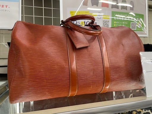 LOUIS VUITTON トラベルバッグ　キーポル45 ブラウン　エピ　M42973
