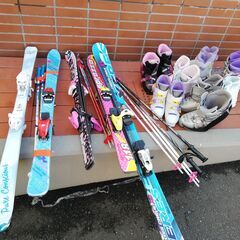 スキーセット 小～中学生 女の子用