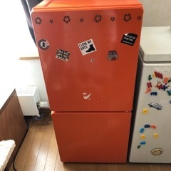 冷蔵庫(オレンジ)