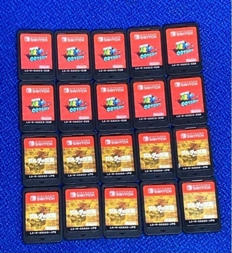 ⭐️宇都宮市より⭐️任天堂スウィッチソフト20本セット！ゼルダの伝説×10本 スーパーマリオ×10本 ジャンク