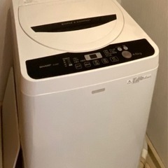 【決まりました】シャープ洗濯機、4.5kgの画像