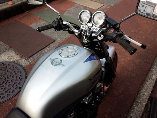 NO.4091　ＣＢ７５０　ＲＣ４２　空冷４サイクルＤＯＨＣ１６バルブ４気筒７５０ｃｃ　スペンサーカラー（シルバー＆ブルー）　☆彡 NO.4091 CB750 RC42 空冷4サイクルDOHC16バルブ4気筒