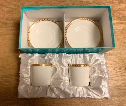 ティファニー　ペアカップ　カップ\u0026ソーサー 新品