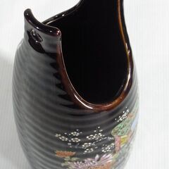 花瓶 花器 九谷焼 陶竜   花 陶器 　中古美品