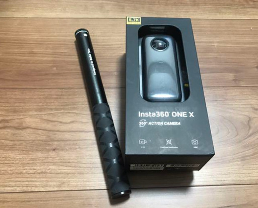 【値下げ】Insta360 ONE X 専用スティック付き 5.7K VRカメラ