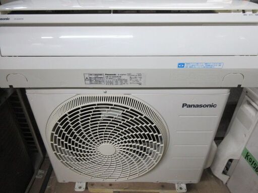 K02592　パナソニック　中古エアコン　主に6畳用　冷2.2kw ／ 暖2.2kw
