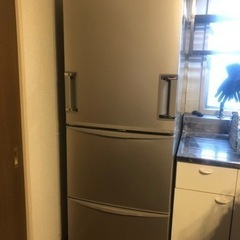 【ネット決済】345L シャープ両開きドア冷蔵庫