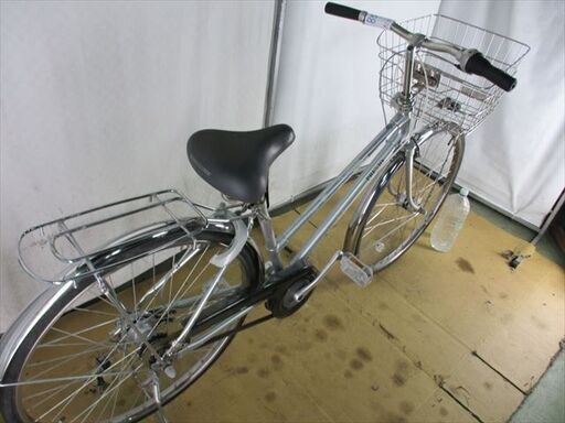 B574☆限定特価 ブリヂストン PREVIOベルト 5段 シルバー☆ 中古自転車