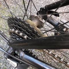 商談中　FUJI PAETTE 17型　黒　クロスバイク　自転車　ドリンクホルダー付　フジ　クロスバイク