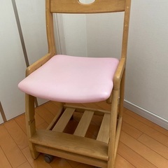 【ネット決済】高さが変えられる子供用の椅子 学習用 ローラー付き...