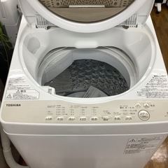 安心の12カ月保証付き TOSHIBA（東芝）全自動洗濯機 AW-7G8BK 7.0kg