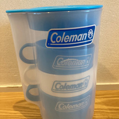 【未使用】コールマン　Coleman　レジャーコップセット　キャ...