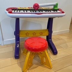 【ネット決済】マイク付きおもちゃピアノ