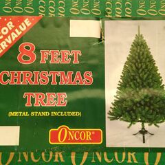 【ネット決済】240㎝ クリスマスツリー（8Feet）とオーナメント