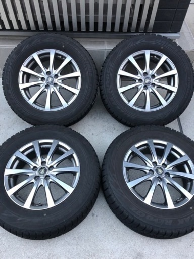 215/65R16 スタッドレスタイヤ付きホイール4本 フォレスター、XV等に 