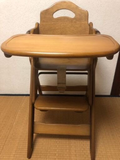 ☆木製　ベビーチェア　テーブル付き☆